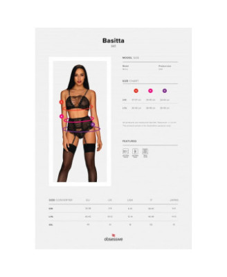 Basitta Ensemble 3 pcs - Noir